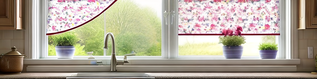 A Guide To Floral Roller Blinds for Kitchen Windows Image 2
