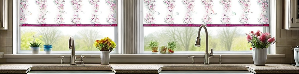 A Guide To Floral Roller Blinds for Kitchen Windows Image 1